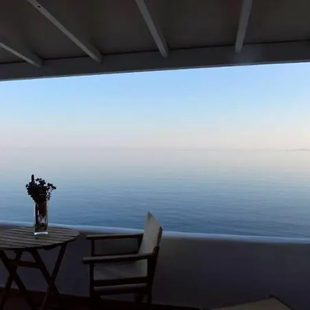 Apartman Studio At Kardiani 60 M Away From The Beach With Sea View Furnished Terrace And Wifi Kardianí
